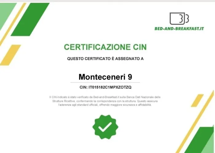 Monteceneri 9 فندق مبيت وإفطار
